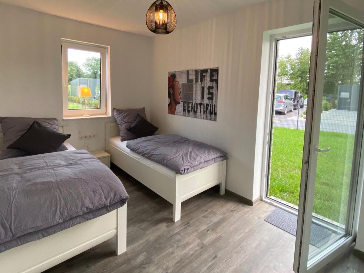 Ferienhaus Moin. Am Harkebruegger See Mit Sauna Barssel  Esterno foto